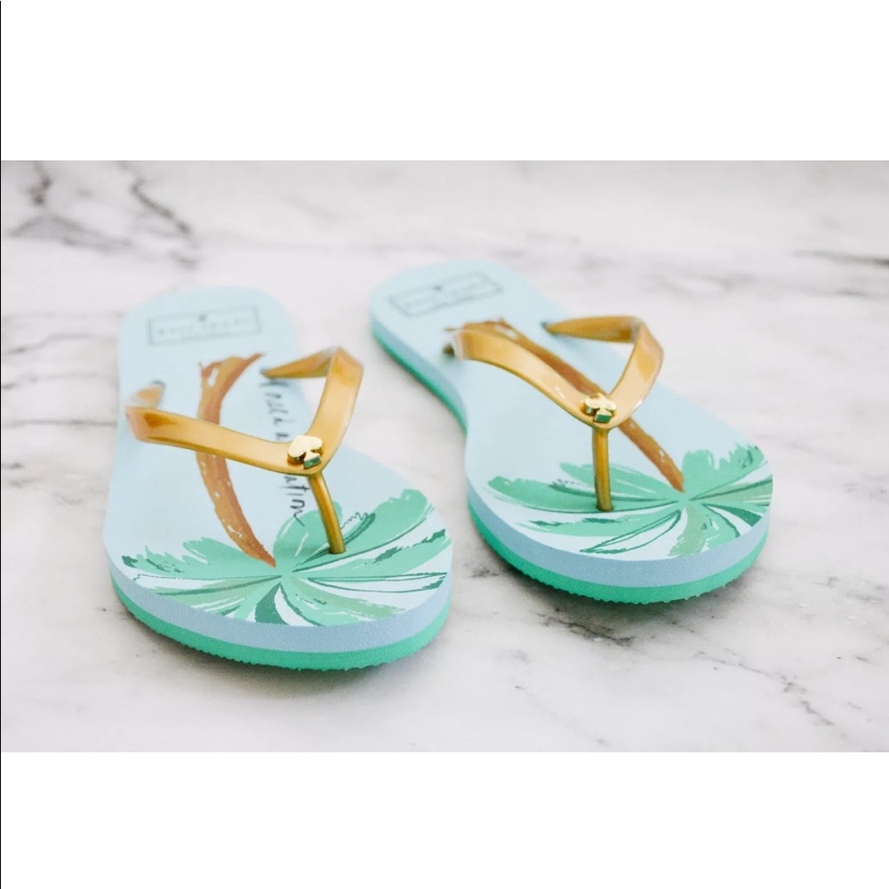 ❗️SOLD❗️Kate Spade NY Nassau Flip Flops Sandals - Picture 3 of 8